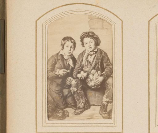 Photographic reproduction of The Little Fruit Seller