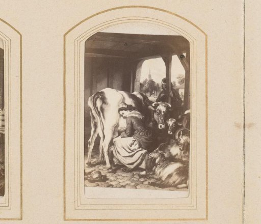 Photographic reproduction of The maid and the magpie