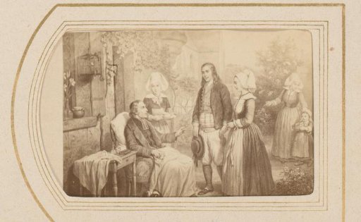 Photographic reproduction of The Pastor's Convalescence