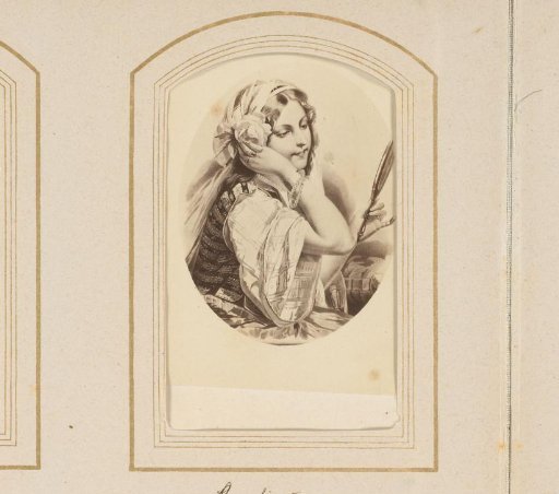 Photographic reproduction of Die Camelien-Dame