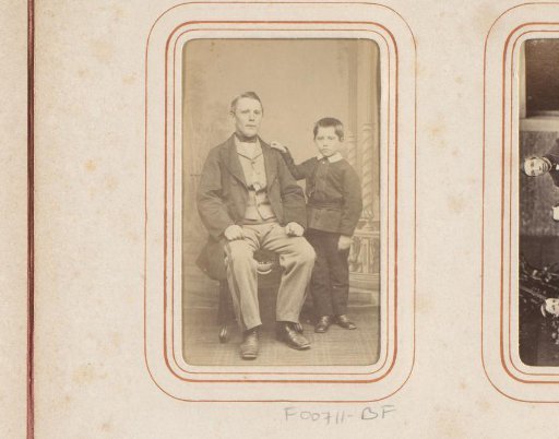 Portrait of a Seated Man and a Boy