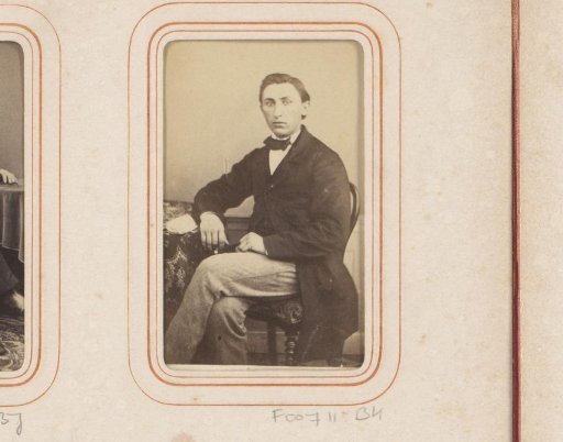 Portrait of a Seated Man at a Table with a Letter