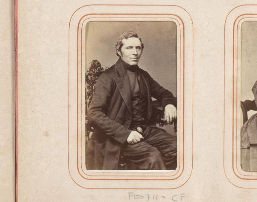 Portrait of a seated man