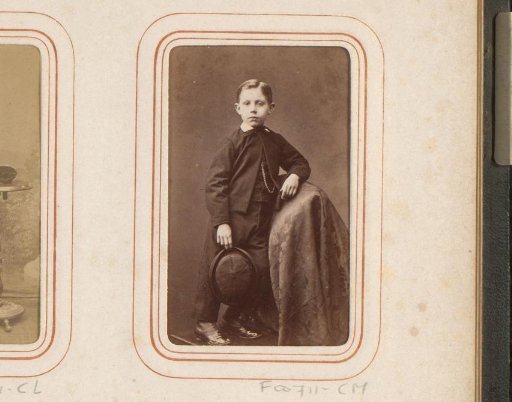 Portrait of a boy with a cap