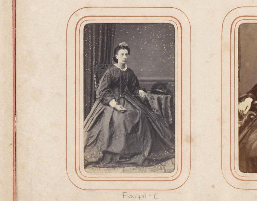 Portrait of a seated woman