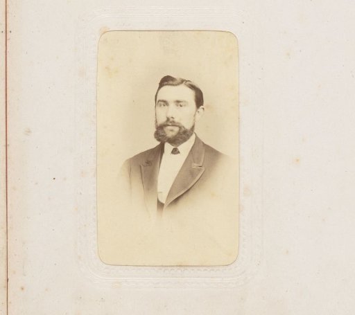 Portrait of a Man with Mustache and Beard