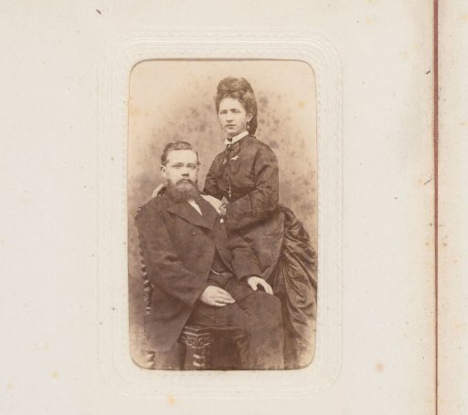 Portrait of a Seated Man and a Standing Woman