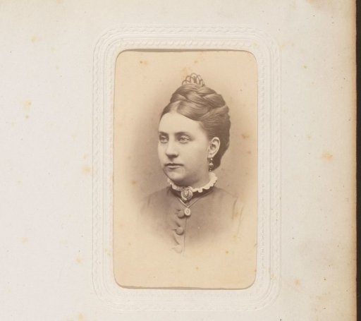 Portrait of a young woman with a necklace