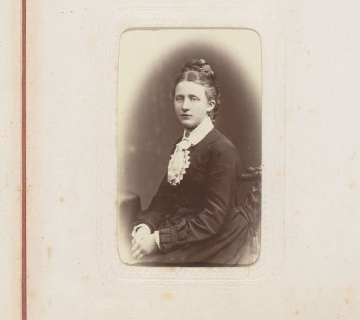 Portrait of a seated woman