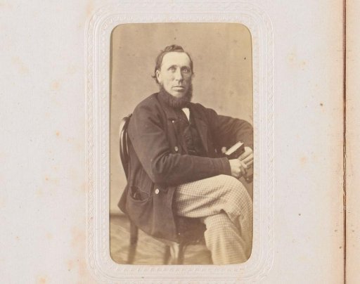 Portrait of a seated man holding a book, inscribed as Van der Haven