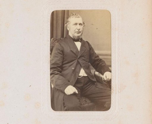 Portrait of a seated man, identified as Van der Stok