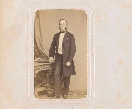 Portrait of a standing man, inscribed as Verheul