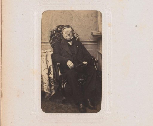 Portrait of a seated man, inscribed as Goekoop