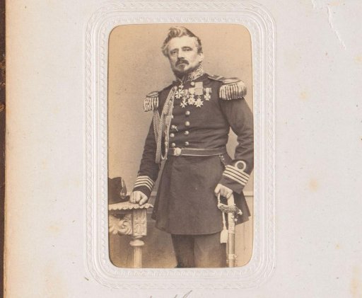 Portrait of a man in uniform, inscribed as De Man