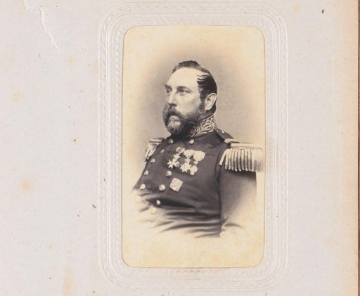 Portrait of a man in uniform, inscribed as F.A.A. Gregorij