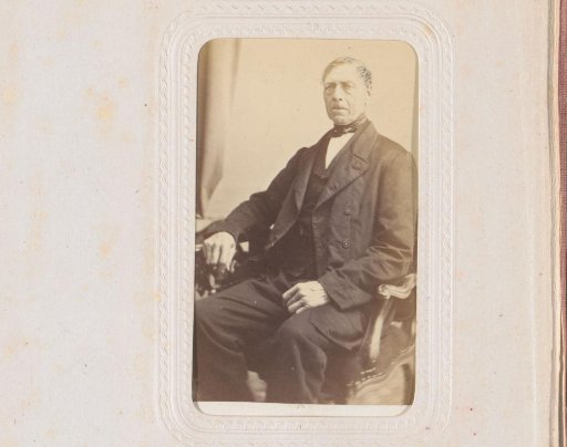Portrait of a seated man, identified as Kooymans