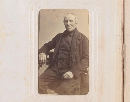 Portrait of a seated man