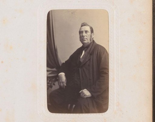 Portrait of a seated man, inscribed as Wout Kooymans