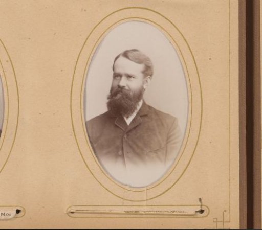 Portrait of a man with a mustache and beard
