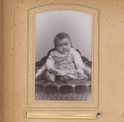 Portrait of a sitting baby