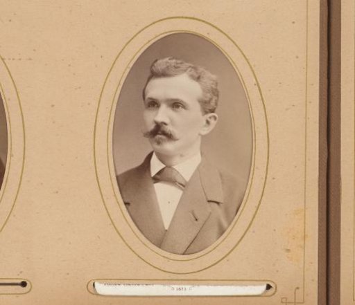 Portrait of a man with a mustache