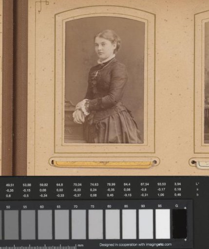 Portrait of a Girl Leaning on a Piece of Furniture