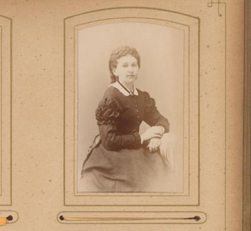 Portrait of a seated woman