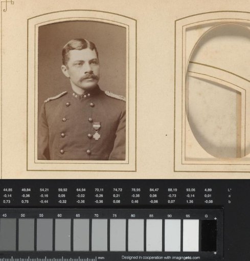 Portrait of a man in military uniform