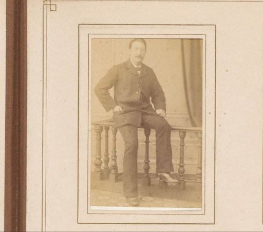 Portrait of a man with a mustache