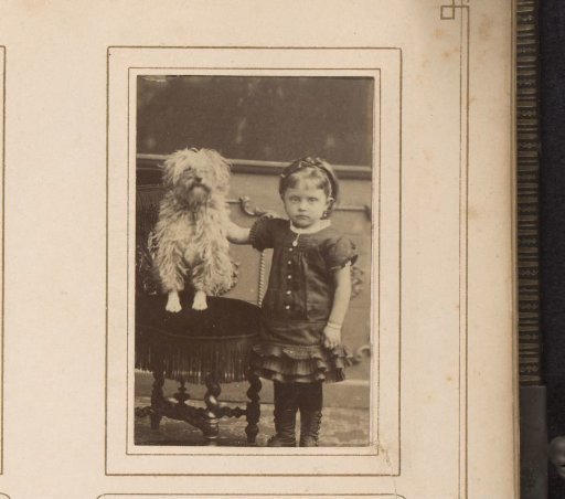 Portrait of a Girl with a Dog