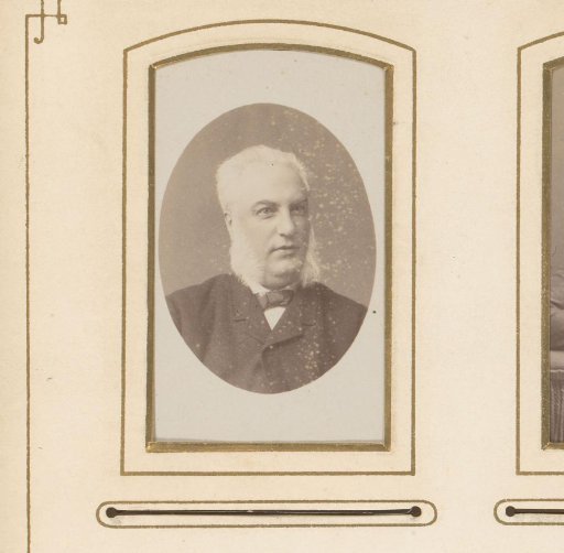 Portrait of a man with sideburns
