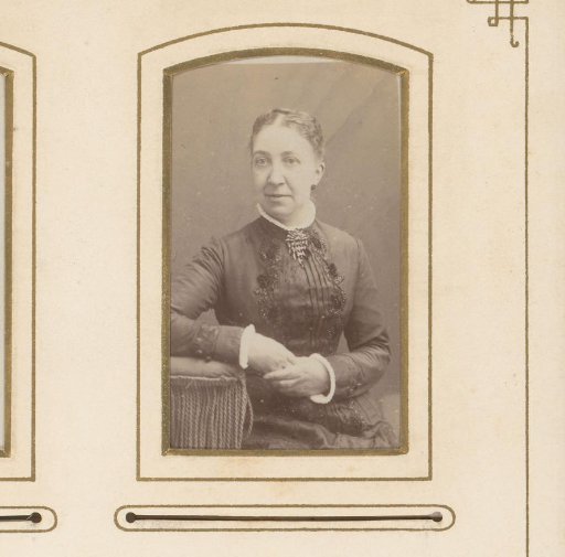 Portrait of a seated woman