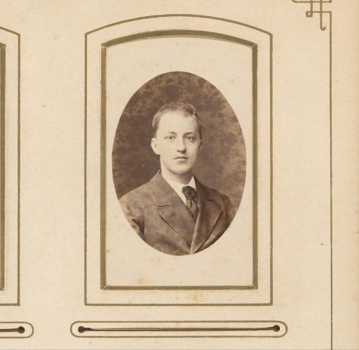 Portrait of a young man with a cravat