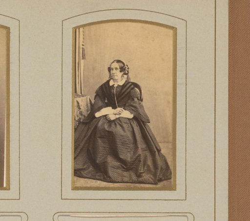 Portrait of a seated woman