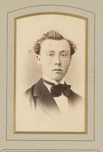 Portrait of a young man with a bow tie