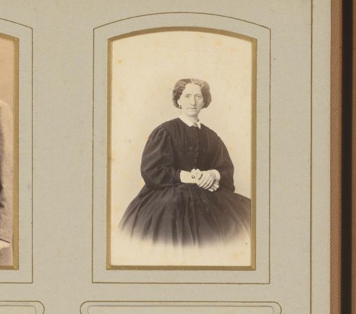 Portrait of a seated woman