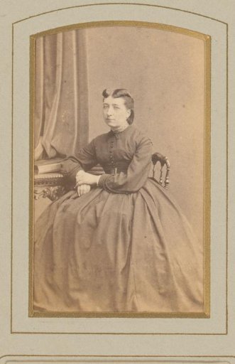 Portrait of a seated woman