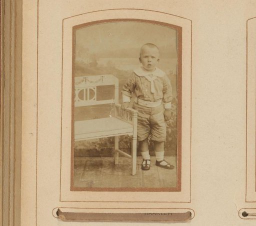 Portrait of a Boy by a Chair