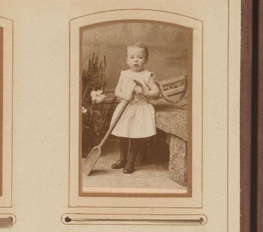 Portrait of a Girl with a Shovel