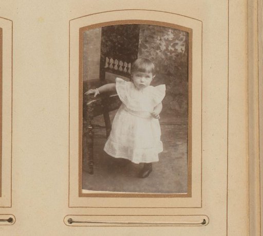 Portrait of a Girl in a White Dress