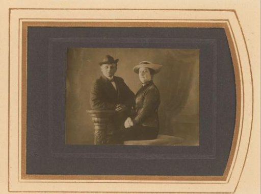 Portrait of a man and woman