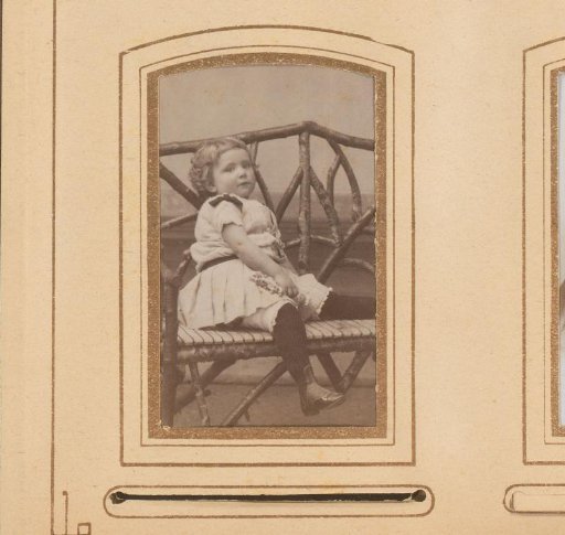 Portrait of a Girl on a Bench