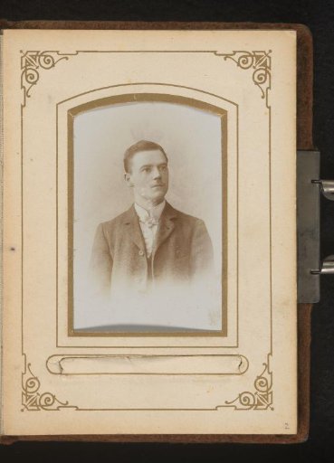 Portrait of a man with a mustache