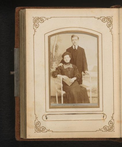 Portrait of a man and woman