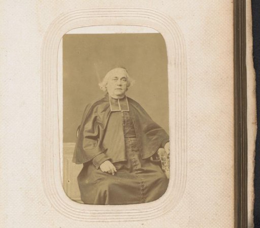 Portrait of a sitting clergyman