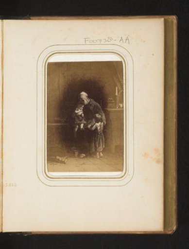 Photographic reproduction of 'The Orphans' by Jozef Israëls