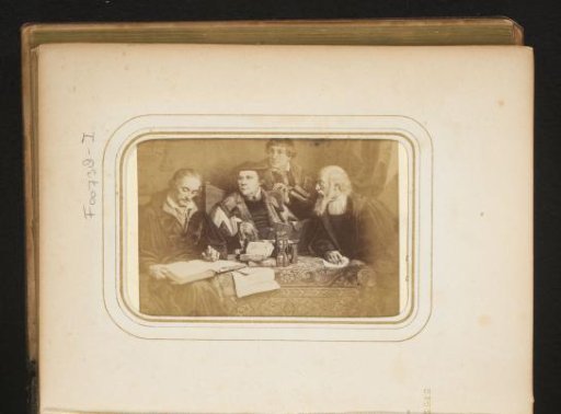 Photographic Reproduction of a Painting after the Poem The Bible Translators by J.J.L. ten Kate