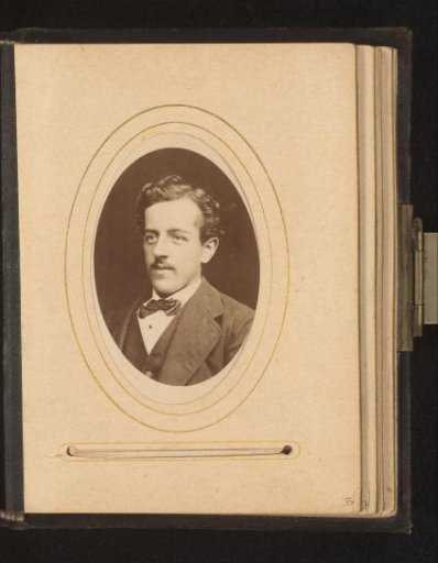 Portrait of a man with a mustache