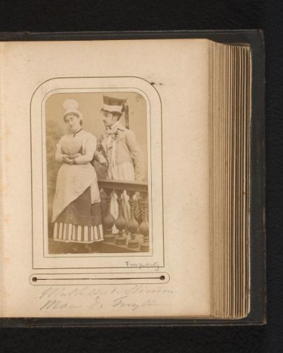 Portrait of a woman and man, inscribed as Mathilde van Stirum and De Tuyll
