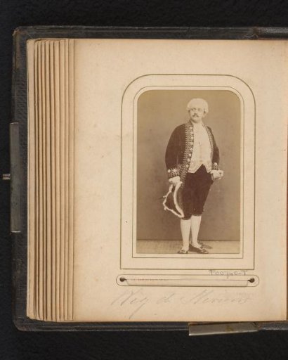 Portrait of a man in costume